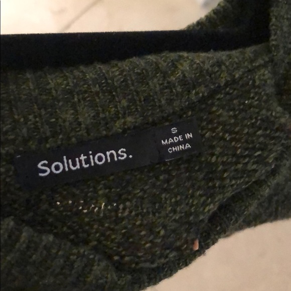 Dark green sweater dress - Picture 6 of 6